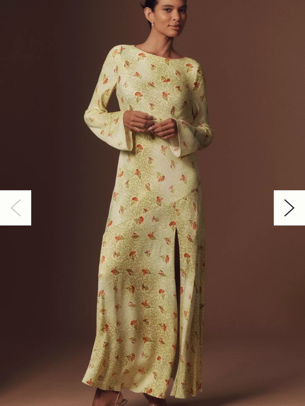 Anthropology BHLDN Dani Long-Sleeve Open-Back Fit &
Flare Maxi Dress - Picture 3 of 6